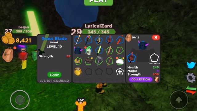 How to find the grass blade and lava blade in Treasure Quest Simulator Game - #Roblox смотреть онлайн