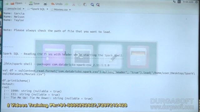 BigData |Reading CSV files with header by Suresh смотреть онлайн