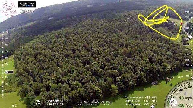 DJI Phantom with Flytrex Data on Dashware #1 смотреть онлайн