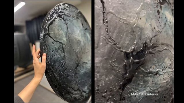 Холодная луна, круглая картина в ванную смотреть онлайн