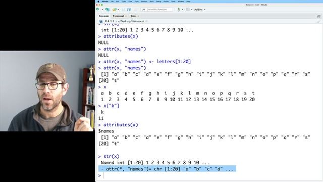 Changing the row and column names of matrices with tools from base R (CC176) смотреть онлайн