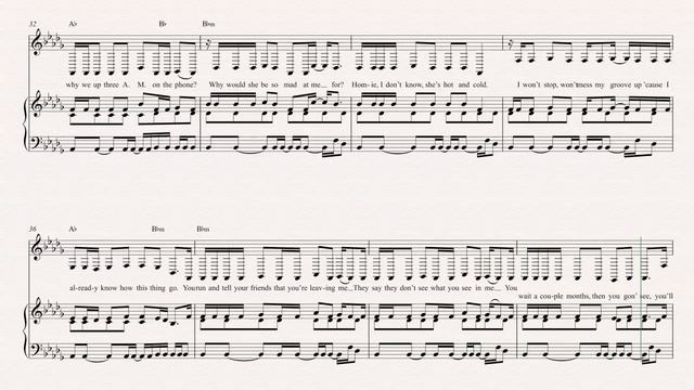 Baritone Sax - Heartless - Kanye West Sheet Music, Chords, & Vocals смотреть онлайн