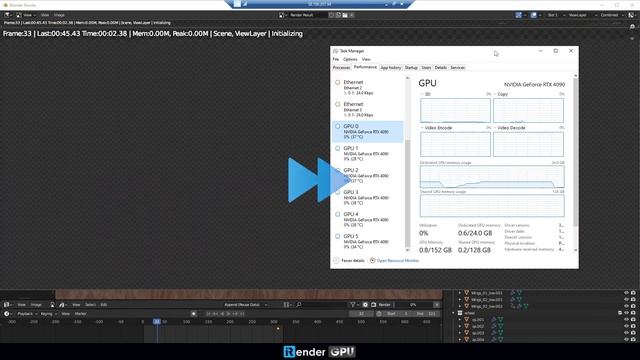 Powerful Render Farm for Blender & Cycles with 6x RTX 4090 | Blender Cloud Rendering | iRender смотреть онлайн