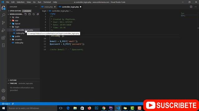 19 - Curso de PHP ?? (? Controlador del Login ? parte 1) смотреть онлайн