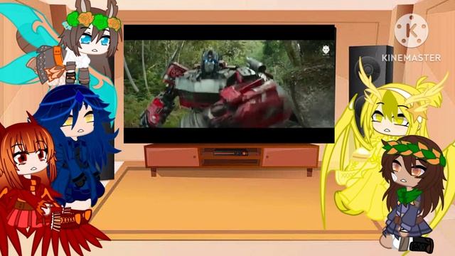 Kaiju girls react to transformers ROTB смотреть онлайн