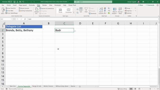How to Make Multiple Selections in a Drop-Down List in Excel - No Duplicates Allowed - VBA Code inc смотреть онлайн