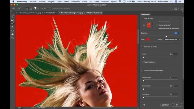 Como Recortar Cabello en Photoshop CC 2020. смотреть онлайн