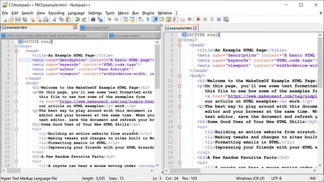 VIEW TWO FILES SIDE BY SIDE IN NOTEPAD++: Compare Contents Of Two Files смотреть онлайн