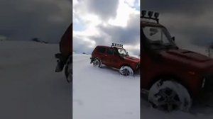 Lada Niva 4x4 Snow test  ❄️ Linglong crosswind a/t 225/75/16 tires
