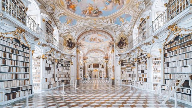Light Academia University Library Aesthetic | Classical Piano Playing Softly In The Other Room ASMR смотреть онлайн