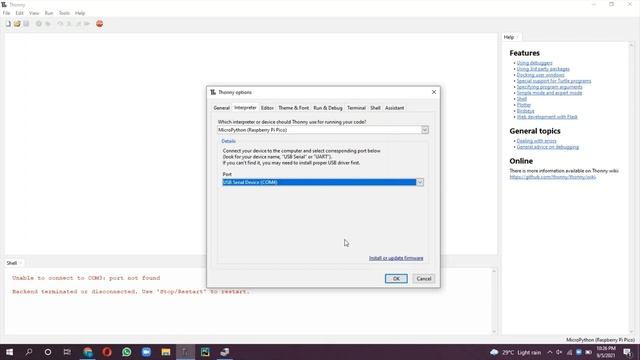 Micropython hello world using Raspberry pi pico (RP2040) смотреть онлайн
