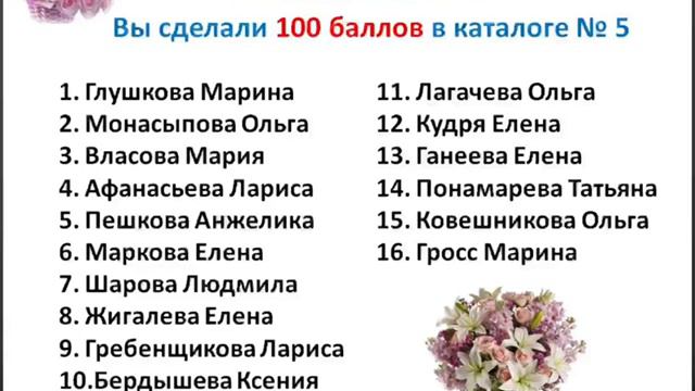 Поздравления наших VIP консультантов ❤️ 100 баллов-VIP смотреть онлайн