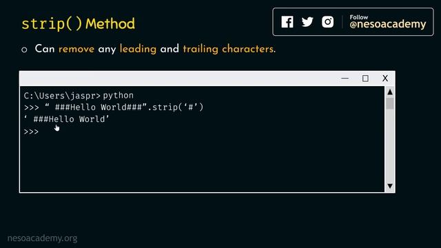 String Methods in Python (Part 1) смотреть онлайн