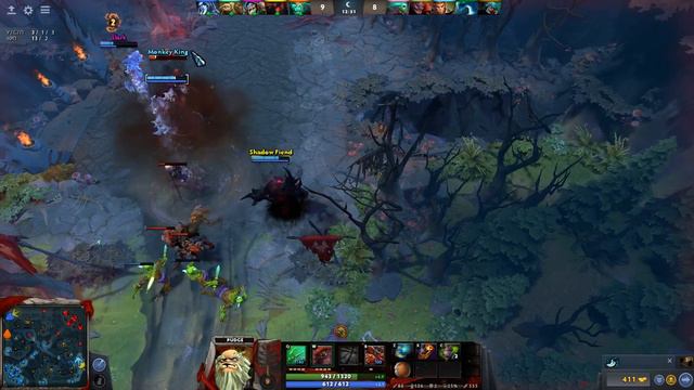 Dota 2 Гайд на Pudge Сделал катку с SF за всю тиму смотреть онлайн