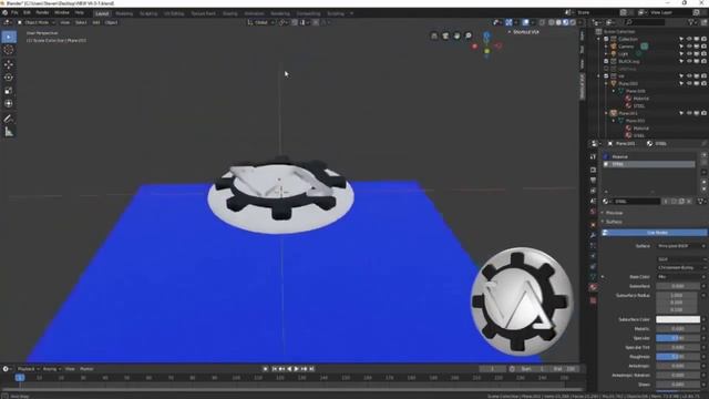 Blender: 2D to 3D Logo Timelapse смотреть онлайн