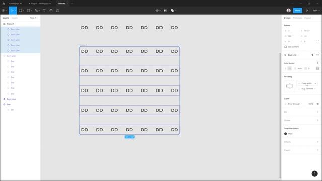 Auto Layout, компоненты. Figma смотреть онлайн