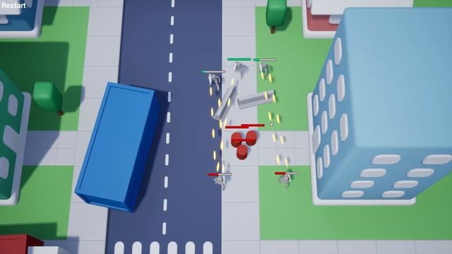 Enemies can fight back - Top Down Shooter prototype - Unreal Engine 4 смотреть онлайн