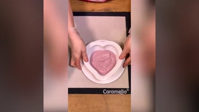 Муссовый торт в форме сердца смотреть онлайн