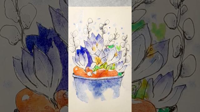 Светлая Пасха | Как зарядиться на неделю | Рисование как отдых смотреть онлайн