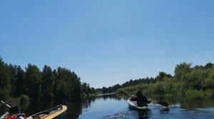 река Пра Рязанская область, сплав по реке, залипательное