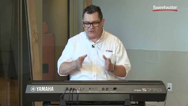Yamaha PSR-S770 Arranger Keyboard Workstation Demo by Sweetwater смотреть онлайн