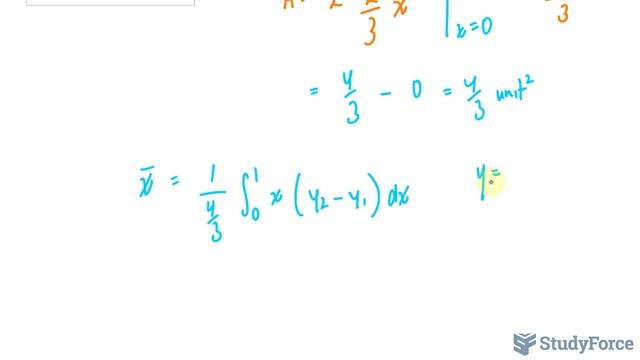 ? How to find the centroid between two curves (Question 1) смотреть онлайн