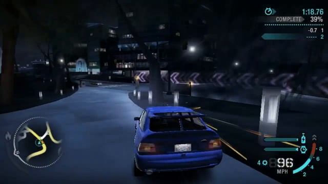 NFS Carbon: Battle Royale (PC) - Ford Escort RS Cosworth vs Fiat Punto смотреть онлайн