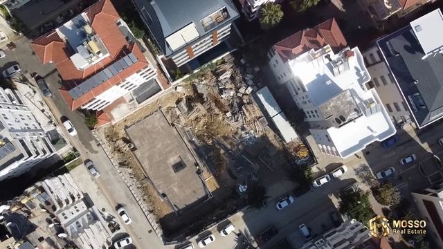 Великолепный комплекс в сердце Аланьи на этапе чертежа. Недвижимость в Турции смотреть онлайн