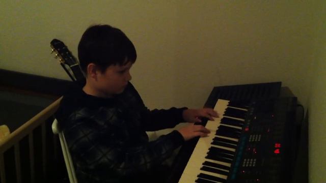 Terminator 2 theme on keyboard by Danny 11 year смотреть онлайн
