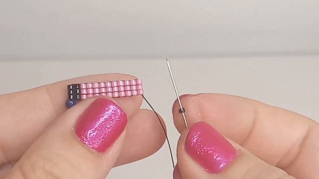 Pulsera  Puntada Cuadrada  / Miyuki Fácil Paso A Paso