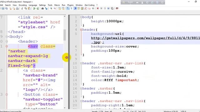 PSD to BootStrap4 | Part - 01 смотреть онлайн