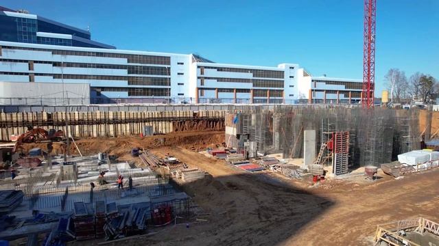 ЖК Инновация — съёмка с воздуха (март 2022) смотреть онлайн