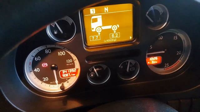 Калибровка нагрузки на оси DAF 105 ! смотреть онлайн