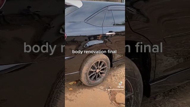 body renovation on TOYOTA HARRIER model 2008 смотреть онлайн