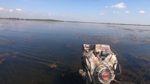 тестируем болотоход 4м.& лончин 30л.с.