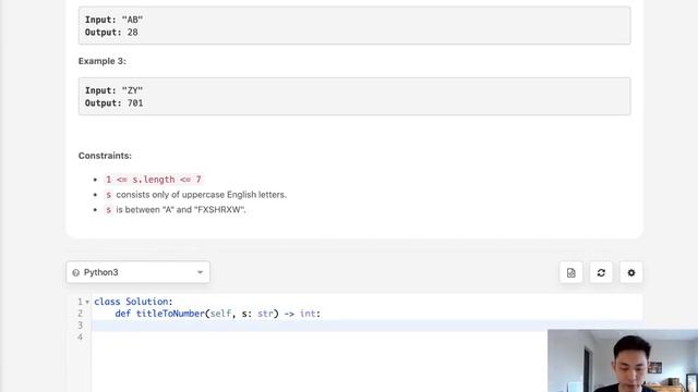 Leetcode - Excel Sheet Column Number (Python) смотреть онлайн