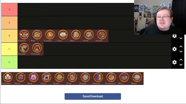 Pathfinder 2e Class Tier List