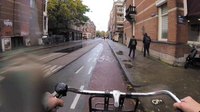 Rain In Amsterdam | Cycling Through Amsterdam 5