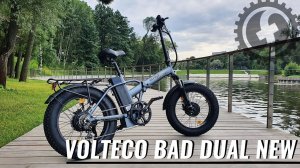 Обзор НОВОГО электрофэтбайка на полном приводе | Volteco BAD DUAL NEW 1000W _ 48V 12.5Ah