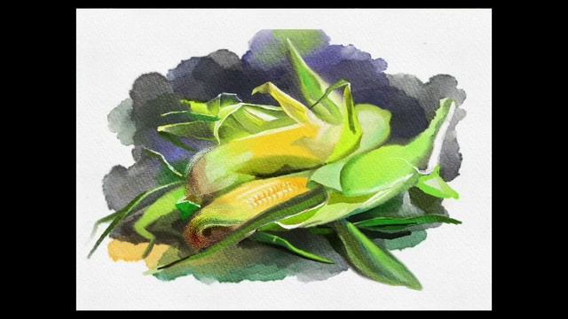 Цифровая акварель в Procreate Макаренко Инны. смотреть онлайн