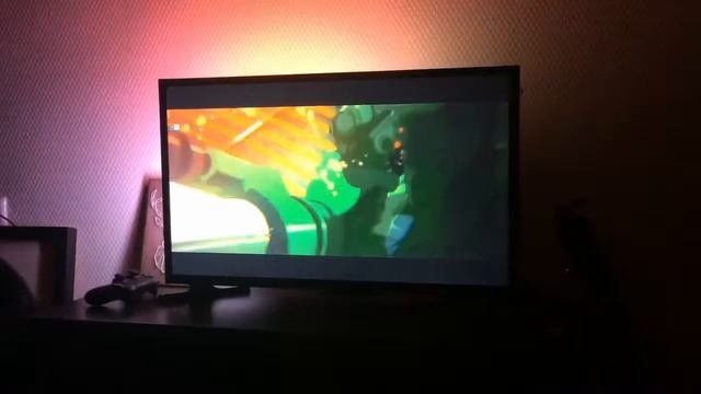 Demo diy ambilight (ws2812b, Raspberry Pi, esp8266) смотреть онлайн