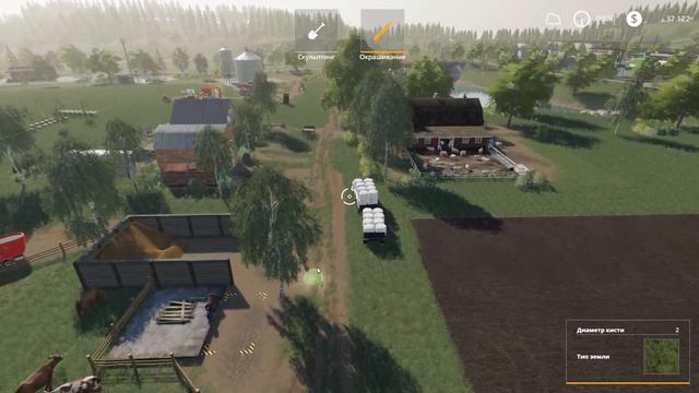 Farming Simulator 19 Новая дорога и Продажа Молока и Силоса Фермер в с. ЯГОДНОЕ # 18 смотреть онлайн