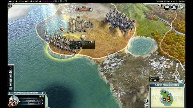 Civilization V Denmark DLC HD смотреть онлайн