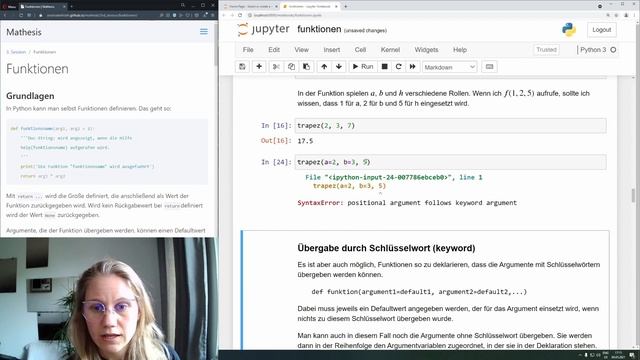 3. Session: Funktionen [Mathesis Python Crashkurs] смотреть онлайн