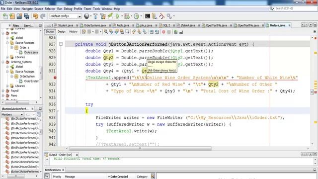 Java NetBeans Ordering Systems Tutorial 2 смотреть онлайн