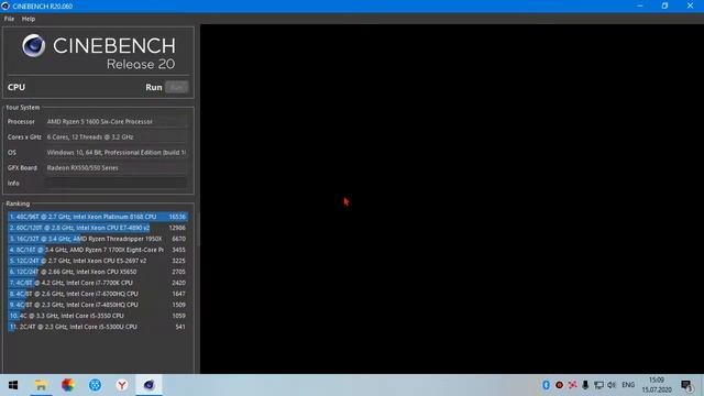 Как измерить производительность процессора -Cinebench R20 смотреть онлайн