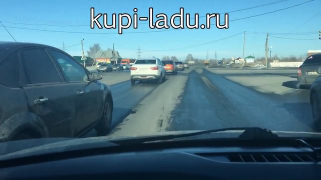 Lada Vesta Cross седан, на дорогах Тольятти смотреть онлайн