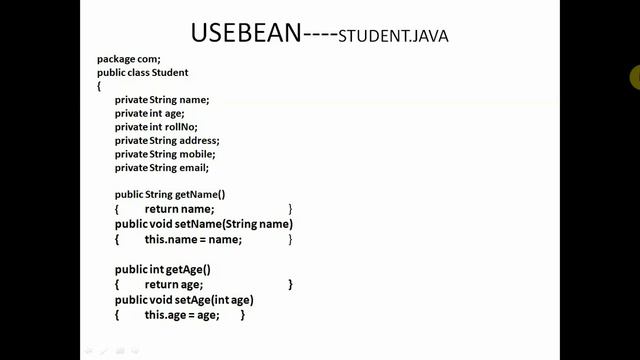 13 Java Bean Part3 смотреть онлайн