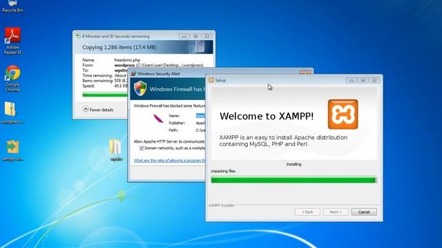 WordPress XAMPP Install смотреть онлайн