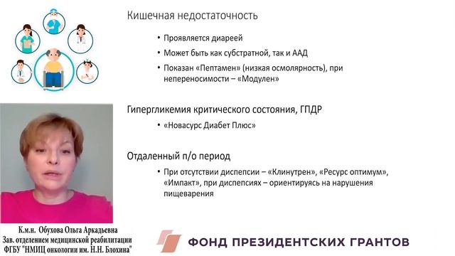 Питание в онкологии с точки зрения доказательной медицины. смотреть онлайн